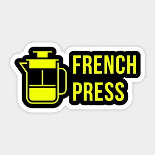 French Press Sticker